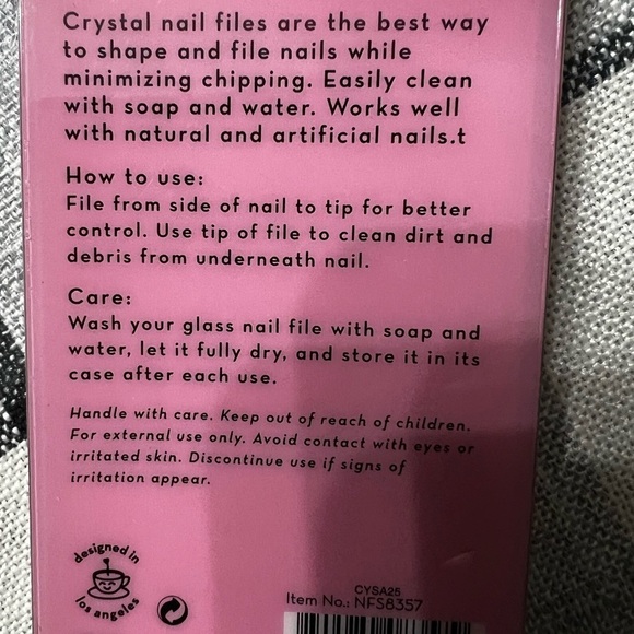 NWT-The Crème Shop-Crystal Nail Files (Set of 3) - Picture 4 of 4